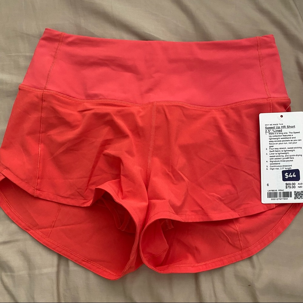 Lululemon HR speed up short 2.5”